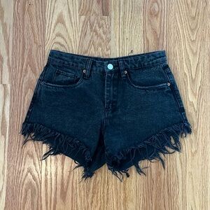 BLANKNYC black denim shorts